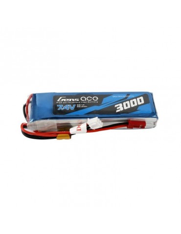 Gens Ace 3000mAh 7.4V 2S1P LiPo akumuliatorius