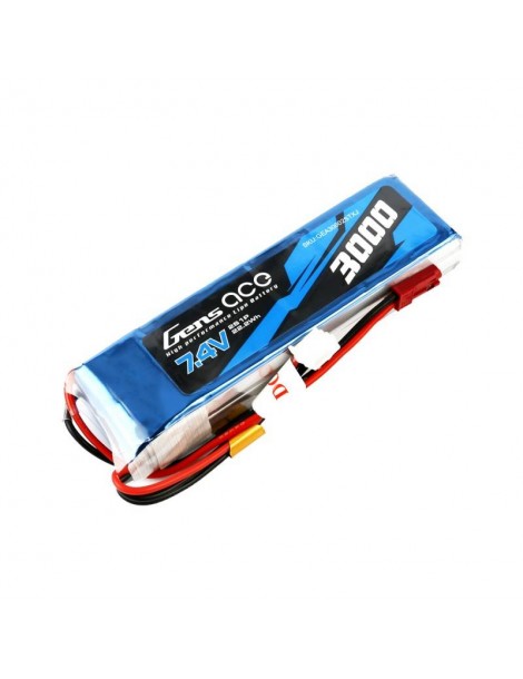 Gens Ace 3000mAh 7.4V 2S1P LiPo akumuliatorius