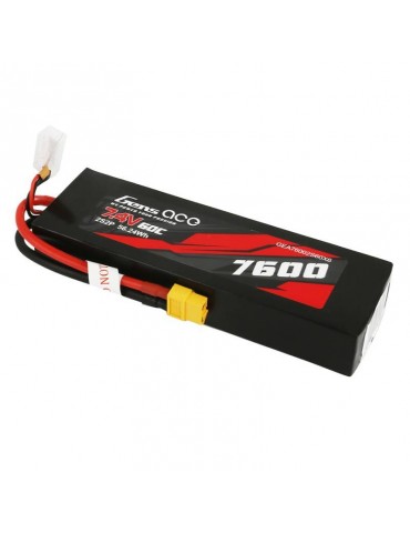 Gens Ace 7600mAh 7.4V 60C 2S2P LiPo akumuliatorius su XT60 jungtimi