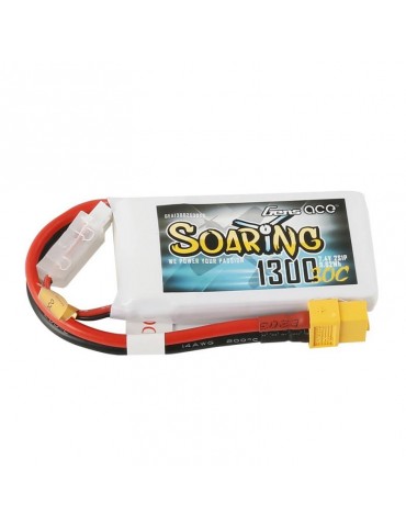 Gens Ace Soaring 1300mAh 7.4V 30C 2S1P XT60