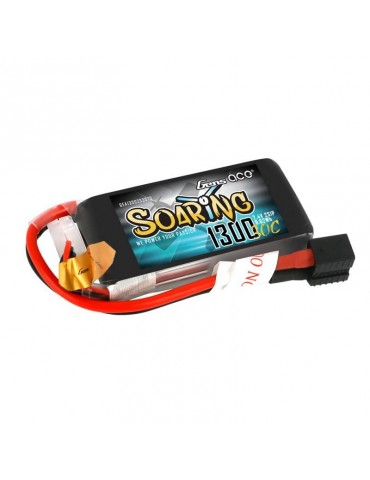 Gens Ace Soaring 1300mAh 7.4V 30C 2S1P EC3/XT60/T-Plug