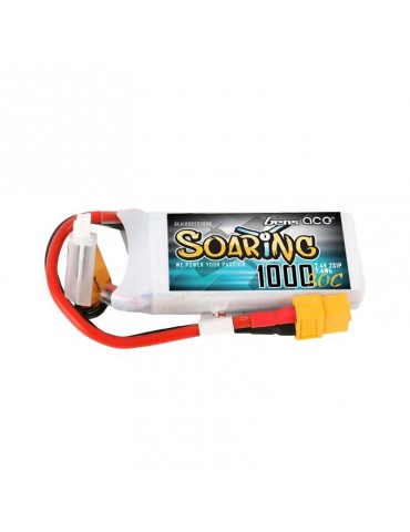 Gens Ace Soaring 1000mAh 7.4V 30C 2S1P XT60