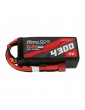 Akumuliatorius Gens Ace 4300mAh 11.4V 60C 3S1P T-Plug