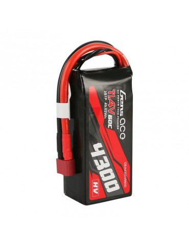 Akumuliatorius Gens Ace 4300mAh 11.4V 60C 3S1P T-Plug