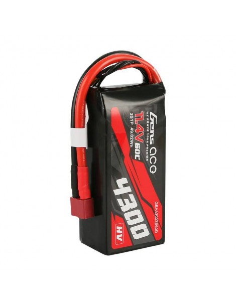 Akumuliatorius Gens Ace 4300mAh 11.4V 60C 3S1P T-Plug