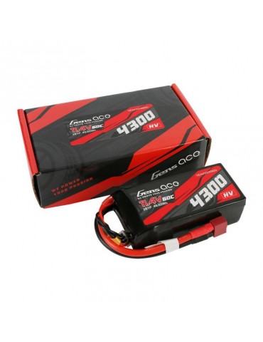 Akumuliatorius Gens Ace 4300mAh 11.4V 60C 3S1P T-Plug
