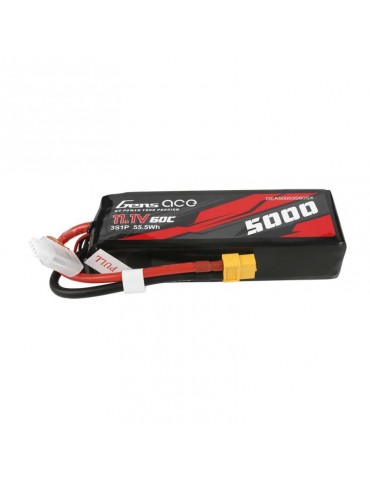 Akumuliatorius Gens Ace 5000mAh 11,1V 60C 3S1P Shorty XT60