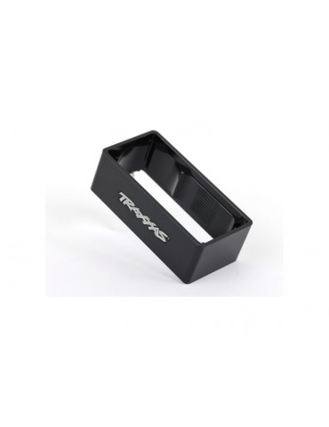 Traxxas Servo case, aluminum (black-anodized) (middle) (for 2275 servo)