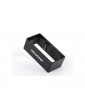 Traxxas Servo case, aluminum (black-anodized) (middle) (for 2275 servo)