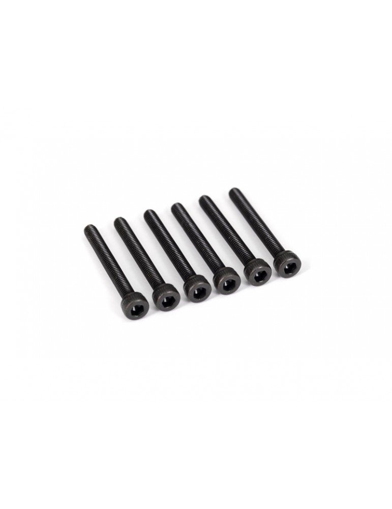„Traxxas“ varžtai, 3x25 mm su galvute („šešiakampis“) (6)