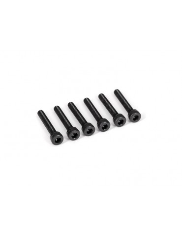 Traxxas Screws, 3x18mm cap-head machine (hex drive) (6)