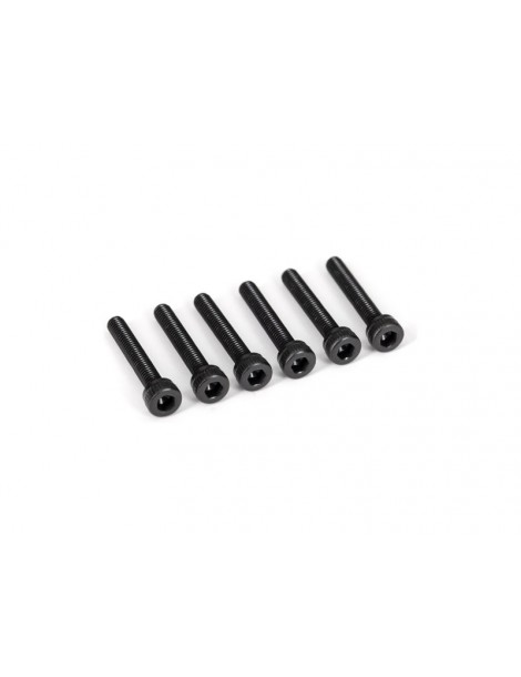 Traxxas Screws, 3x18mm cap-head machine (hex drive) (6)