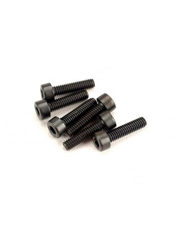 Traxxas Screws, 2.5x10mm cap-head machine (hex drive) (6)