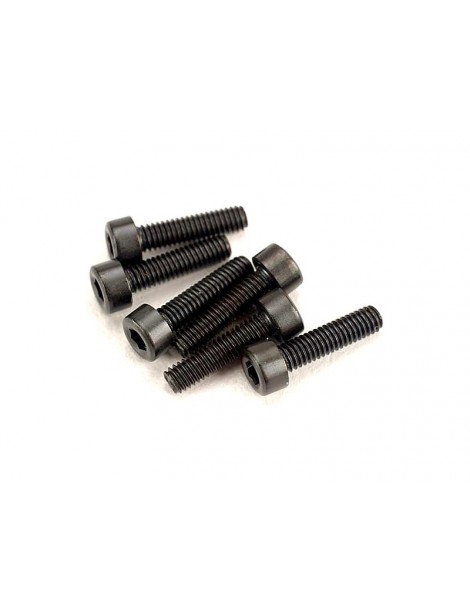 Traxxas Screws, 2.5x10mm cap-head machine (hex drive) (6)