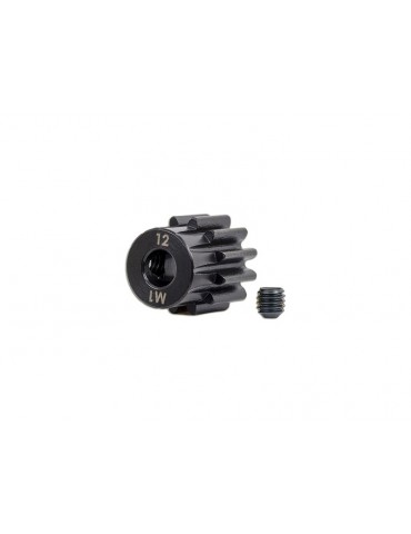 Traxxas Gear, 12-T pinion (1.0 metric pitch) (fits 5mm shaft)/ set screw