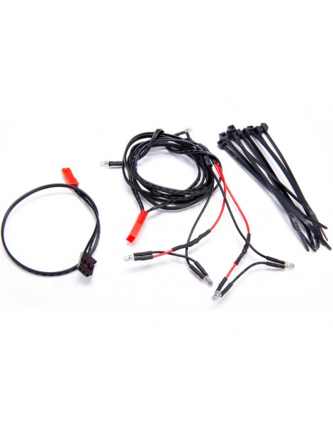 Traxxas LED light harness/ power harness/ zip ties (9)