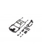 Traxxas Body support (assembled with front mount & rear latch)/ skid pads (roof) (left & right)