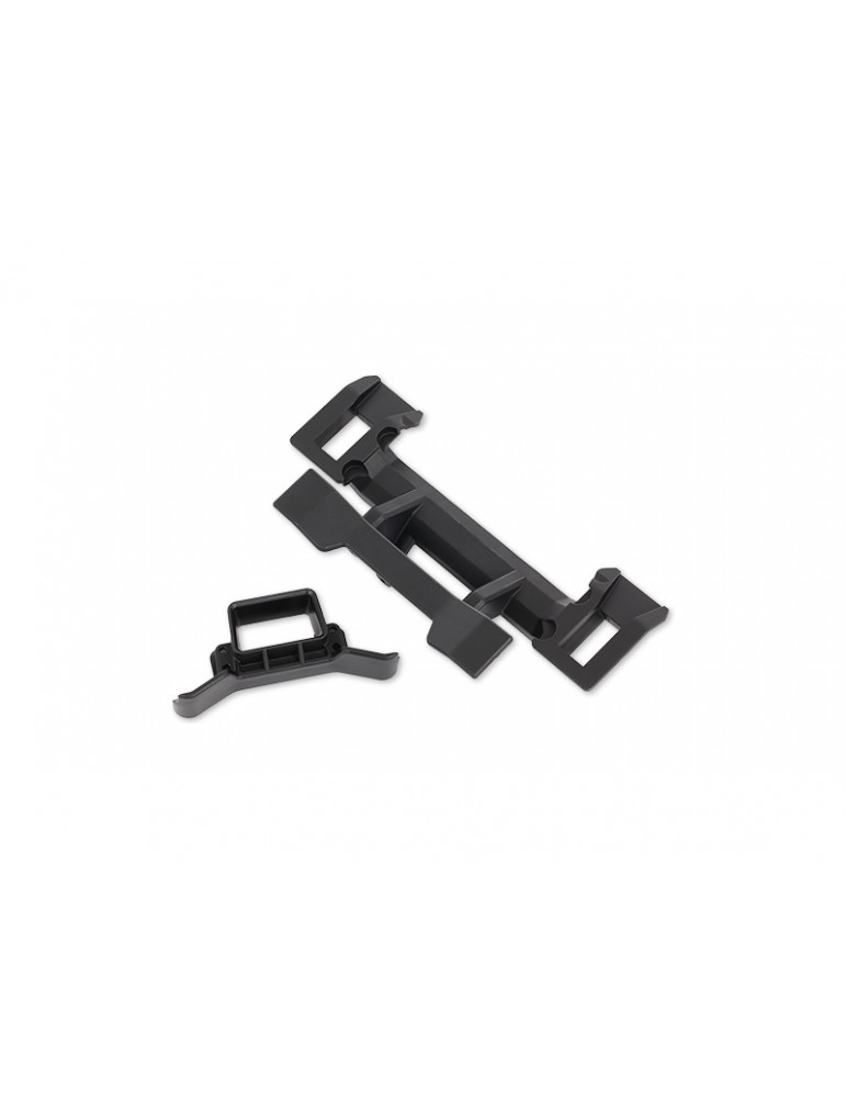 Traxxas Body mounts, rear/ shock guard (body retainer), front