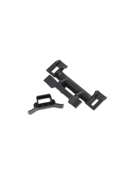 Traxxas Body mounts, rear/ shock guard (body retainer), front