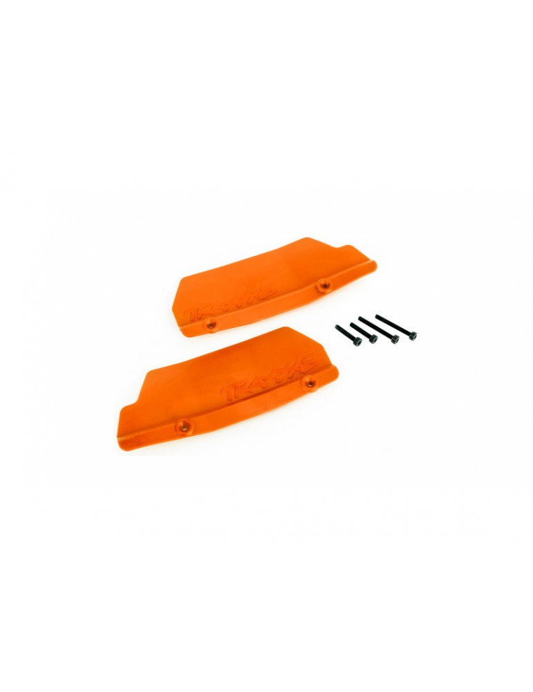 Traxxas Mud guards, rear, orange (left and right)