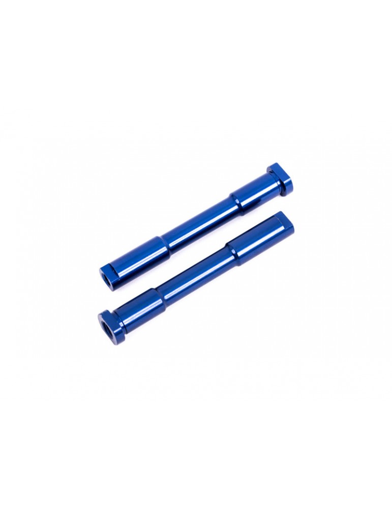 Traxxas Bellcrank posts, steering (aluminum, blue-anodized)
