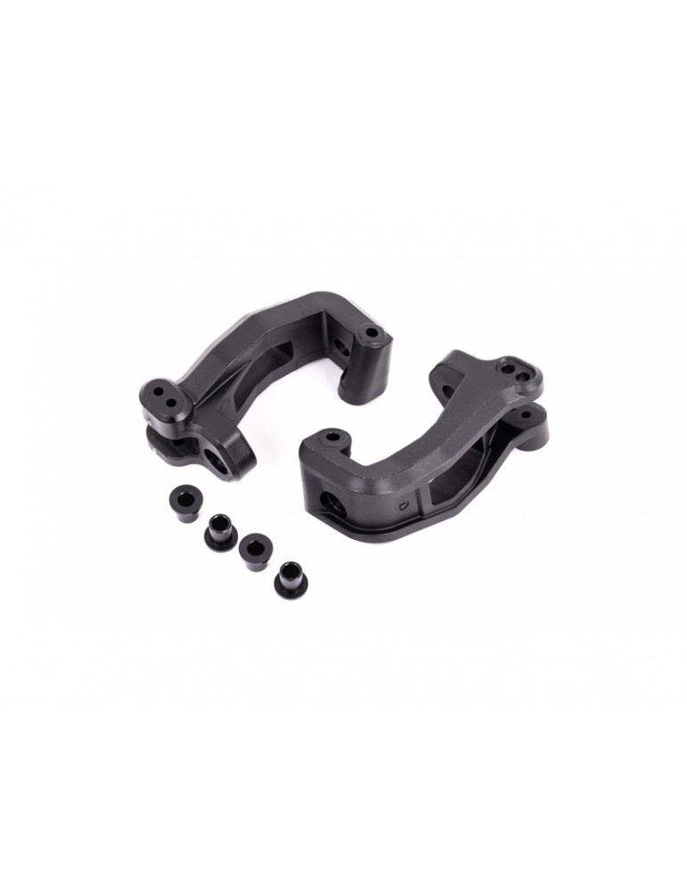 Traxxas Caster blocks (c-hub), left & right/ kingpin bushings (4)
