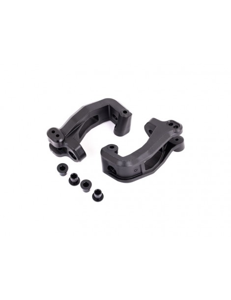 Traxxas Caster blocks (c-hub), left & right/ kingpin bushings (4)