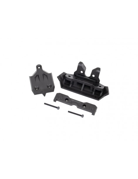 Traxxas Bumper, front/ skidplate, front/ tie bar mount, front