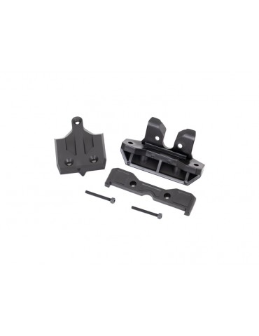 Traxxas Bumper, rear/ skidplate, rear/ tie bar mount, rear