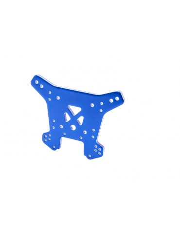 Traxxas Shock tower, rear, 6061-T6 aluminum (blue-anodized)