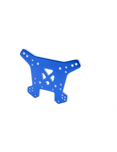 Traxxas Shock tower, rear, 6061-T6 aluminum (blue-anodized)