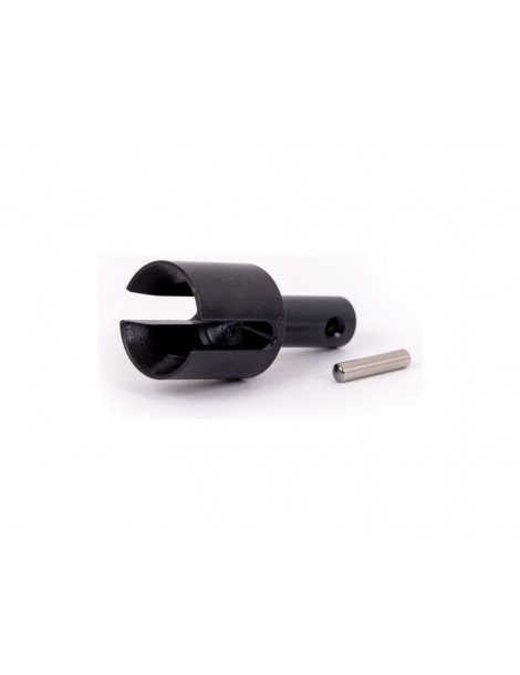 Traxxas Differential output cup, center (hardened steel)/ 2.5x12mm pin