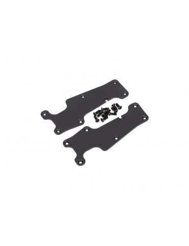 Traxxas Suspension arm covers, black, front (left and right)