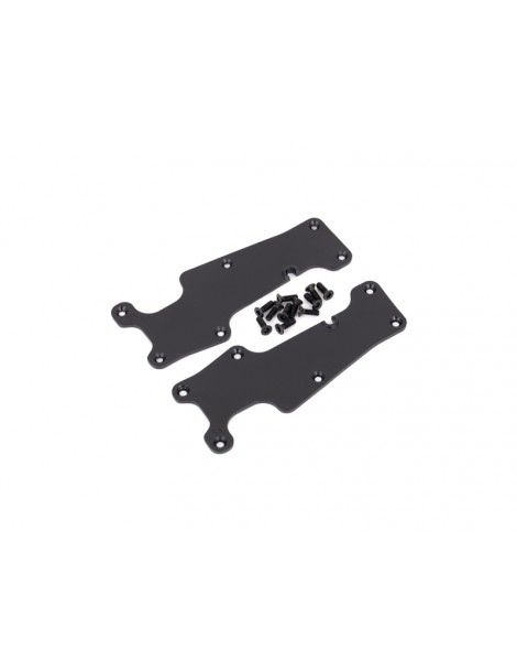 Traxxas Suspension arm covers, black, front (left and right)