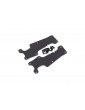 Traxxas Suspension arm covers, black, front (left and right)