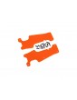 Traxxas Suspension arm covers, orange, front (left and right)