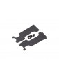 Traxxas Suspension arm covers, black, rear (left and right)
