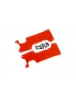 Traxxas Suspension arm covers, red, rear (left and right)