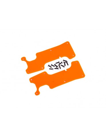 Traxxas Suspension arm covers, orange, rear (left and right)