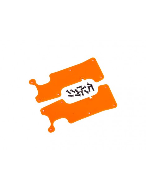 Traxxas Suspension arm covers, orange, rear (left and right)