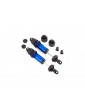 Traxxas Shocks, GT-Maxx, aluminum (blue-anodized) (fully assembled w/o springs) (2)