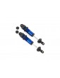 Traxxas Shocks, GT-Maxx, long, aluminum (blue-anodized) (fully assembled w/o springs) (2)