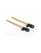 Traxxas Shock shaft, 80mm (GT-Maxx) (TiN-coated) (2)