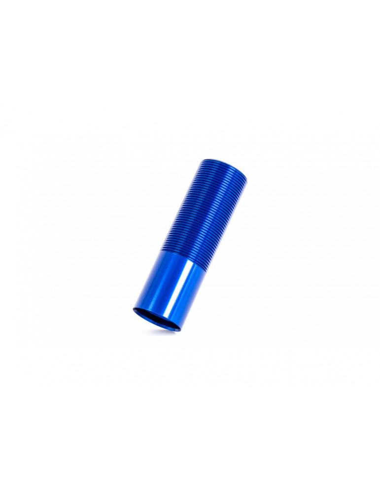 Traxxas Body, GT-Maxx shock (aluminum, blue-anodized) (long) (1)