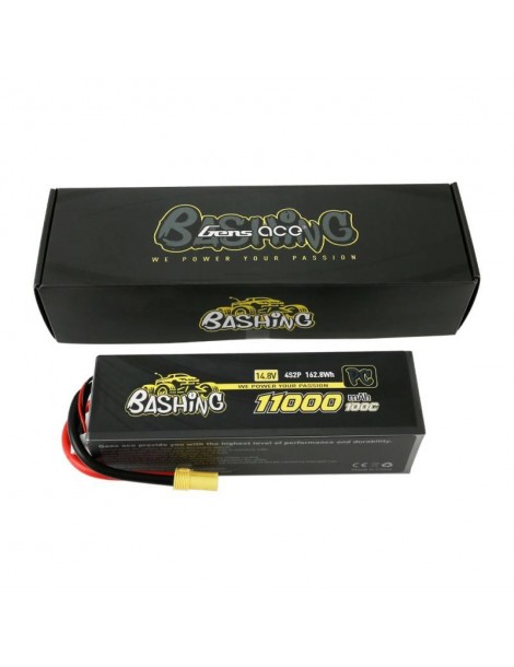 Gens Ace Bashing 11000mAh 14.8V 100C 4S2P LiPo EC5 Battery