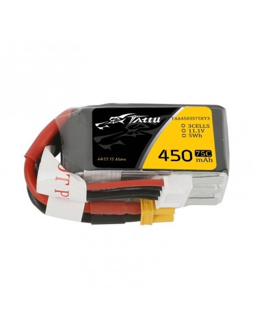 Akumuliatorius Tattu 450mAh 11,1V 75C 3S1P