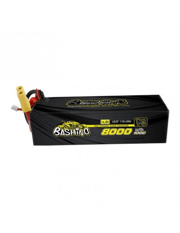 Akumuliatorius GensAce Bashing 8000mAh 14.8V 100C 4S2P LiPo EC5