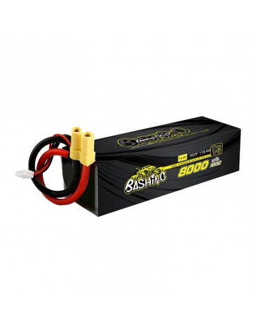 Akumuliatorius GensAce Bashing 8000mAh 14.8V 100C 4S2P LiPo EC5