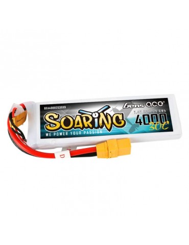 Gens Ace Soaring 4000mAh 7.4V 30C 2S1P XT90