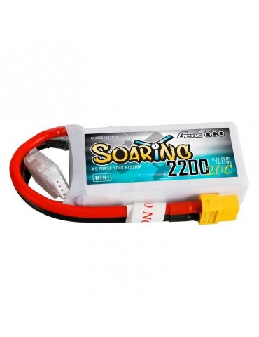 GensAce Soaring Mini LiPo 2200mAh 11.1V 20C 3S1P XT60